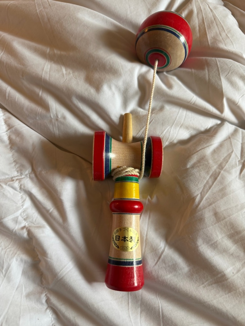 Vintage Wooden Kendama Toy